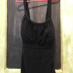 Lands End Size 12 Tankini Swim Top